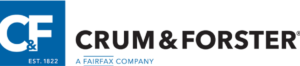 Logo of Crum & Forster, an insurance provider. The logo features the company name in a sophisticated, professional font, reflecting its reputation for offering comprehensive insurance solutions and excellent customer service.